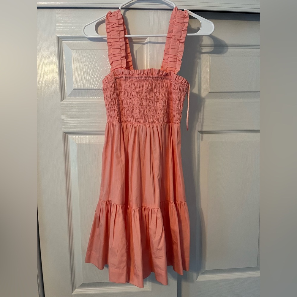 Pink Ruffled Women Dress